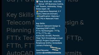 latest jobs in vizag by murali#apjobsupdates #latestjobs