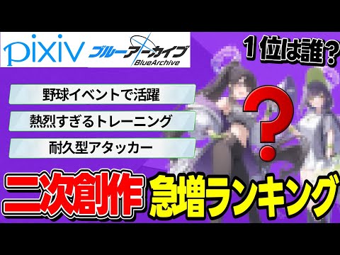 【衝撃】pixivで爆伸び！ここ最近、二次創作が爆増した意外なブルアカキャラとは？