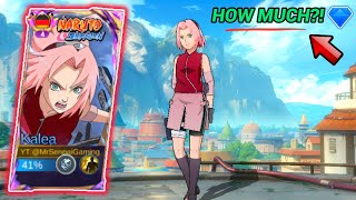 KALEA SAKURA SKIN IS FINNALY HERE🔥💎 FULL DRAW + GAMEPLAY💎 | MLBB X NARUTO |