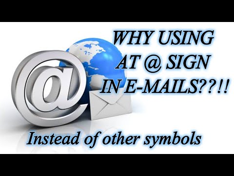 WHY USING AT @ SIGN IN MAILS INSTEAD OF OTHER SYMBOLS IN TAMIL/AT SIGN IN INTERNET HISTORY IN TAMIL