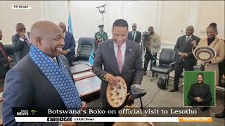 Botswana's President Boko on official visit to Lesotho