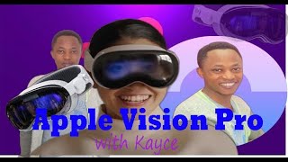 Apple Vision Pro... The new Apple Virtual Reality... that will cost you  Ksh.450,000.