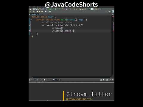 0002 Stream.filter #java #programming #shorts