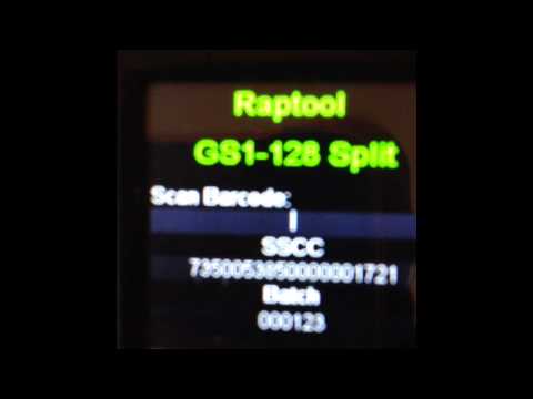 GS1-128 Barcode split