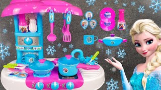 34 Minutes Satisfying with Unboxing Frozen Elsa Kitchen Playset, Disney Toys Collection | ASMR