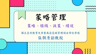策略管理_策略、組織、政策、績效