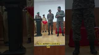 NCC MEDAL CEREMONY #crpf #cisf  #nccgirls #bsf #army #motivation #police #motivation #commando #ncc