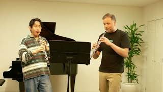 Oboe Duet "Ein Mädchen oder Weibchen" from the opera Die Zauberflöte Ob.Matthieu Petitjean&Shu Homma
