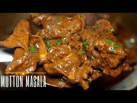 MUTTON MASALA RECIPE | SPICY MUTTON MASALA | EASY AND TASTY MUTTON MASALA RECIPE | MUTTON MASALA