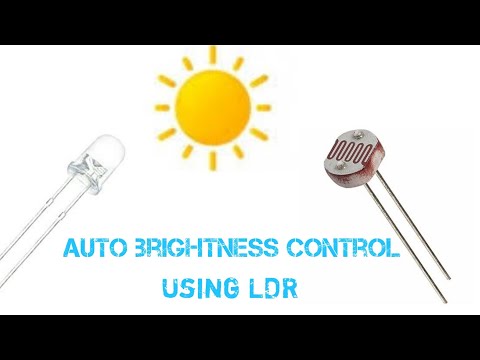 How to make auto adjust brightness control using LDR