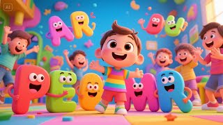 Phonics 3D – Jumping Letters Song | Interactive Learning Nursery Rhyme for Kids | Fun Alphabet