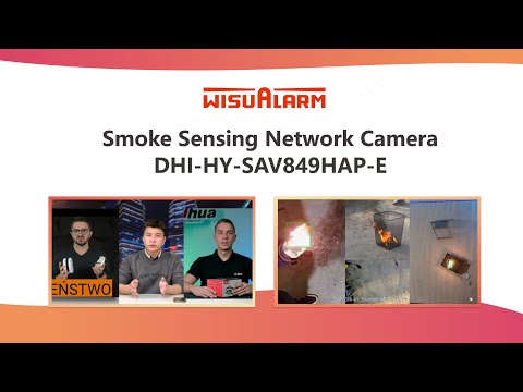 Smoke Sensing Network Camera Global Test | Demonstration | Wisualarm