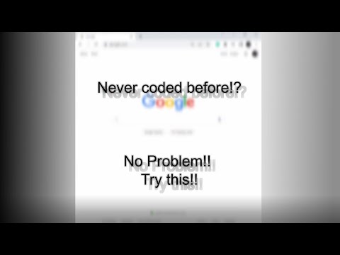 First Coding Project - Never coded before, No Problem!!