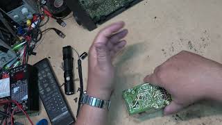 Hitachi F372 VCR has multiple electronic component failures
