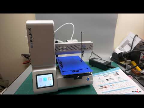 Geeetech E180 Mini 3D Printer review and tests
