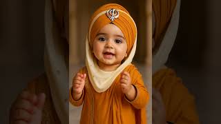 🍼 Mool Mantar by Sikh Baby |  Innocent Sikh Baby #SikhKids #SikhRhymes #BabyShabad