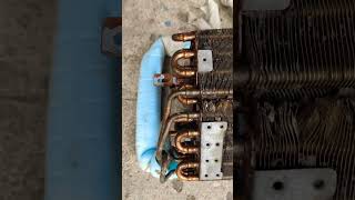 Split AC Indoor Pannel Gas Leakage Area Cover by Copper Coating | mr.acwala #surat #inshortvideo
