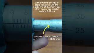 Micrometer reading in 30 seconds #science #igcse #education#micrometer