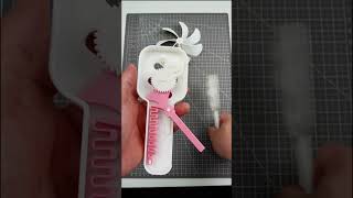 Toying with genius: The 3D printed fan that's pure mechanics! ✨ DIYGadget #SummerToy