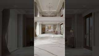 AI Video - Drone is flying through empty luxurious house- Video 4 #aivideos
