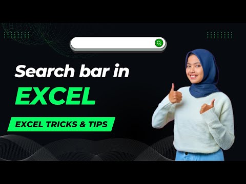 Search Bar trick in Excel || Learn Amazing excel trick in just 30 seconds  🔥 #Excel