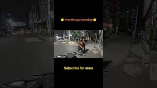 That Moment When She Realized I'm Recording 📸😅 #HelmetCam #r15m #bikerchic #djiaction5pro #vlog