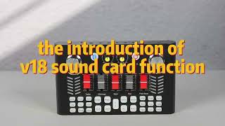 TNW-V18 sound card function introduction
