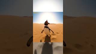 AI Creates a Penguin Lost in the Desert | AIVid. App Showcase