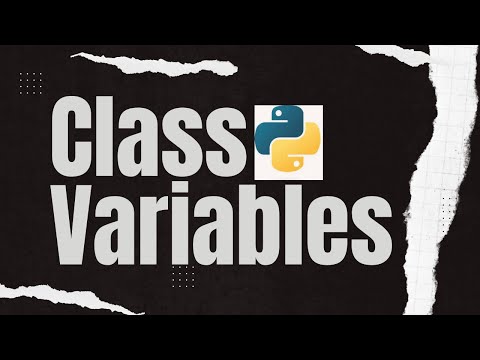 Class Variables in PYTHON | OOP