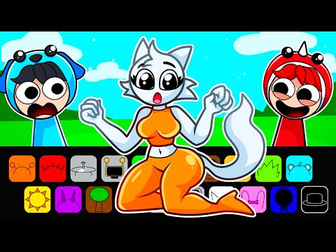 Sprunki But What Actually Happened To Wenda?! | Wenda + Oren = Cute Girl?
