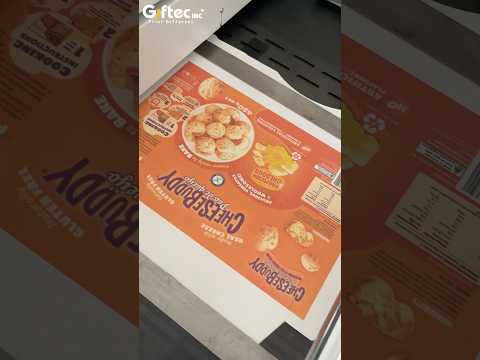CMYK Full color custom cardboard printing - high speed single pass digital packaging inkjet printer