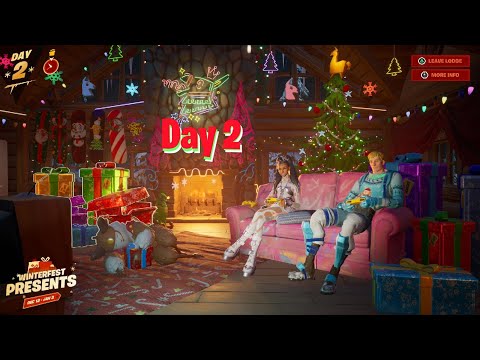Fortnite Winterfest day 2