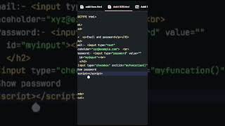 Email I'd or password in html with example and subscribe for more videos 📹 #programming #htmlemail