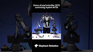 myController S570 | Watch how the #exoskeleton controller effortlessly control the #robotarm #tech