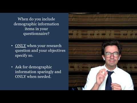 Writing Survey Questions - Part 3