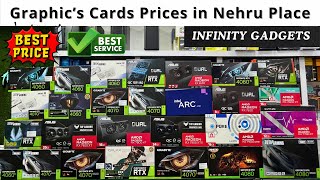 Graphics Cards Prices in Nehru Place Delhi 2024 | Infinity Gadgets Delhi 💥 #gpuprices