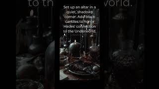 How to Create a Sacred Space for Hades? #hades #worship #deitywork #godworship #altar #darkgods