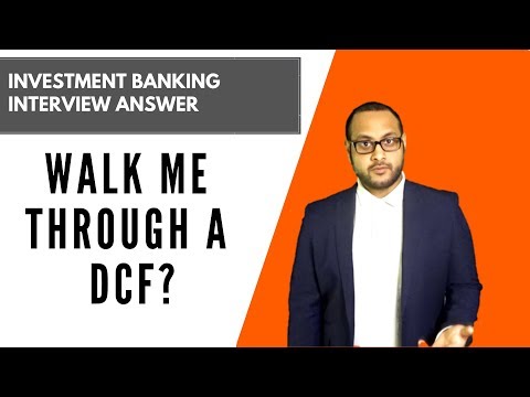 Walk me through a DCF? (NEW) | Interview Answer