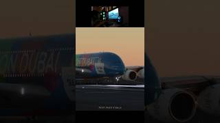 emirates airlines ✈️ evening take off 🛫 #shorts