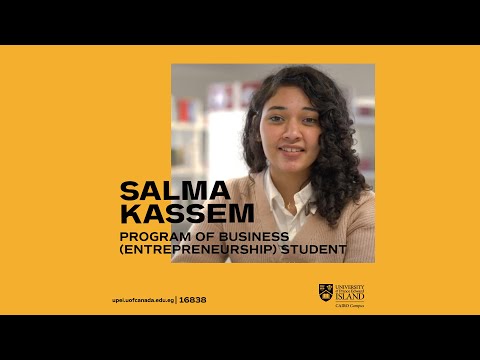 Salma Kassem - Program of Business - Entrepreneurship Student