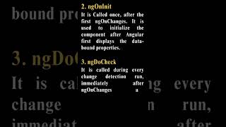 life-cycle hooks in angular? #angulardeveloper #coding #angular #css #angularinterview