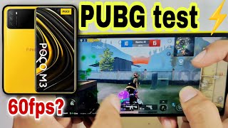 Poco m3 pubg test | ⚡ screen 60 Hz ?😱 Way to Game