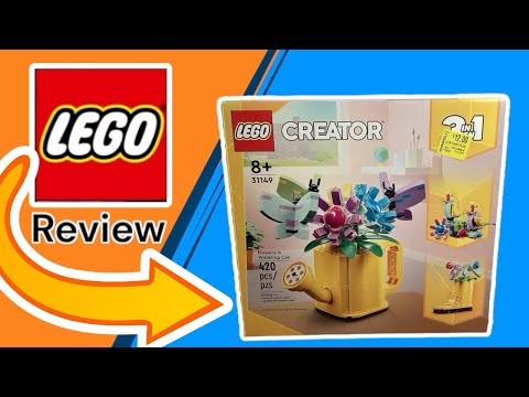 Lego creator 3in1, flowers in watering can, set #31149.