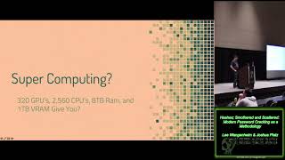 GrrCON 2019 1 17 Hashes Smothered and Scattered Modern Password Cracking as a Methodology Lee Wangen