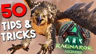 50 Tips Tricks You NEED To Know For RAGNAROK | ARK: Survival Ascended