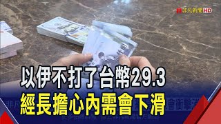 台幣見29.3再刷3年新高 經長坦承會衝擊消費  全年GDP保3有望! 央行看H2民間消費溫和成長｜非凡財經新聞｜20250625
