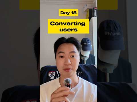 Day 18 #buildinpublic #entrepreneur Converting users