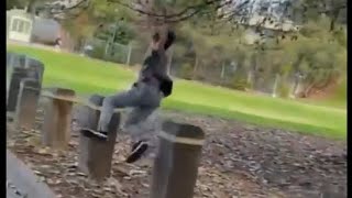 Funny Fail Kid has jump fail in the park / LOL     #shorts  #jumpfail  #fyp  #foryou