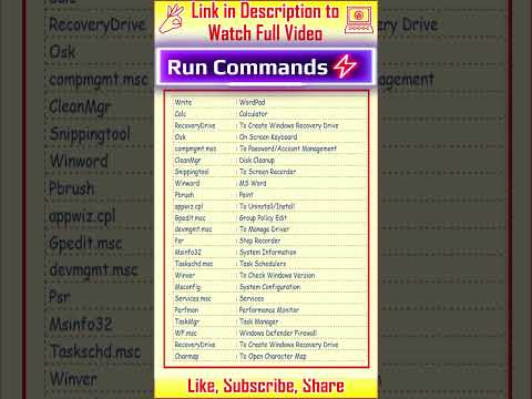 Run Commands You Didn't Know Existed