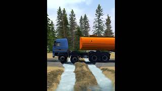 Episode 29 | Spintires Mudrunner Truck Mod | Driver Skills Gameplay #mudrunner   #spintires #crash